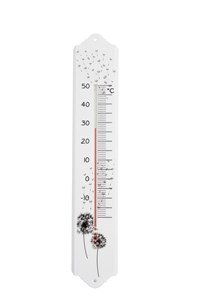 Thermomètre de jardin décoré 50 cm